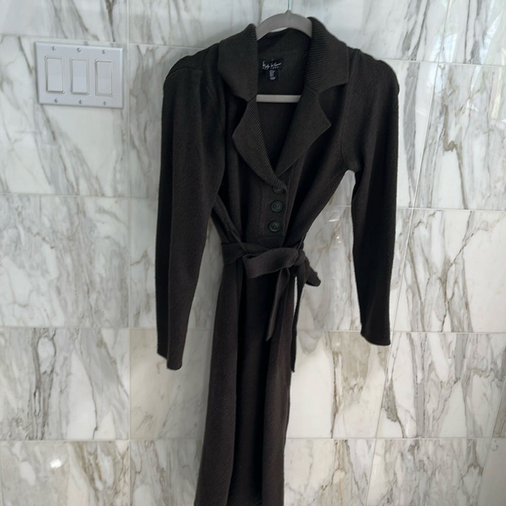 Nicole miller sweater dress size small